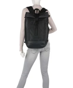 Cnnct Tecum Roll Rolltop Rucksack 14″ Polyester schwarz