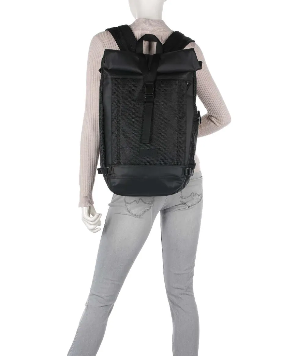 Cnnct Tecum Roll Rolltop Rucksack 14″ Polyester schwarz