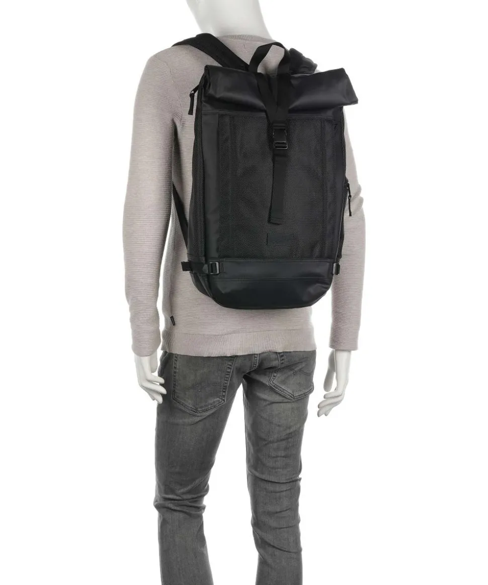 Cnnct Tecum Roll Rolltop Rucksack 14″ Polyester schwarz