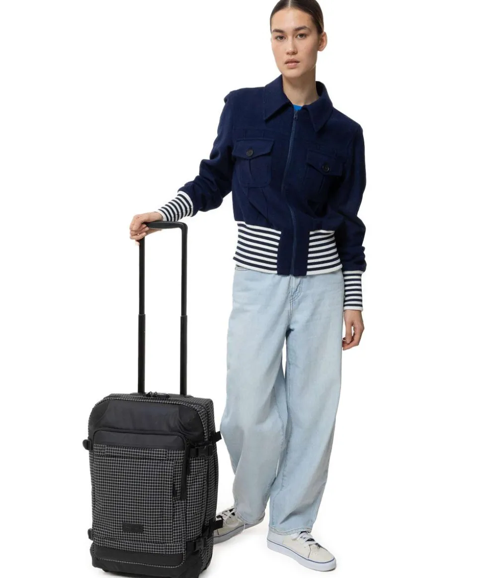 Cnnct Tranverz S Rollenreisetasche schwarz/weiß 51 cm