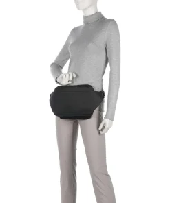 Coated Canvas Isarau Gürteltasche Baumwolle schwarz