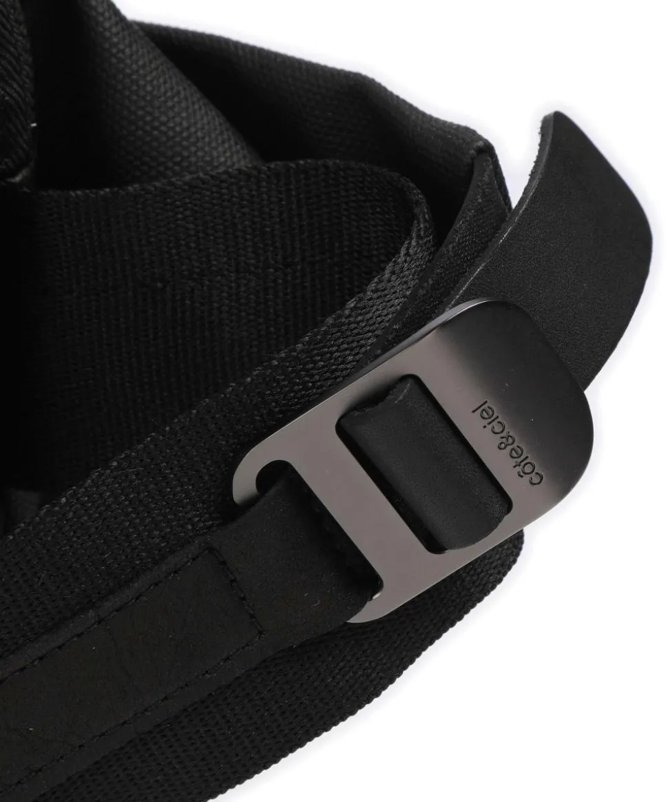 Coated Canvas Isarau Gürteltasche Baumwolle schwarz