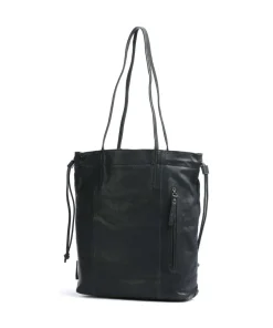 Coffee Klatsch Madison Bucket bag genarbtes Rindsleder dunkelgrün