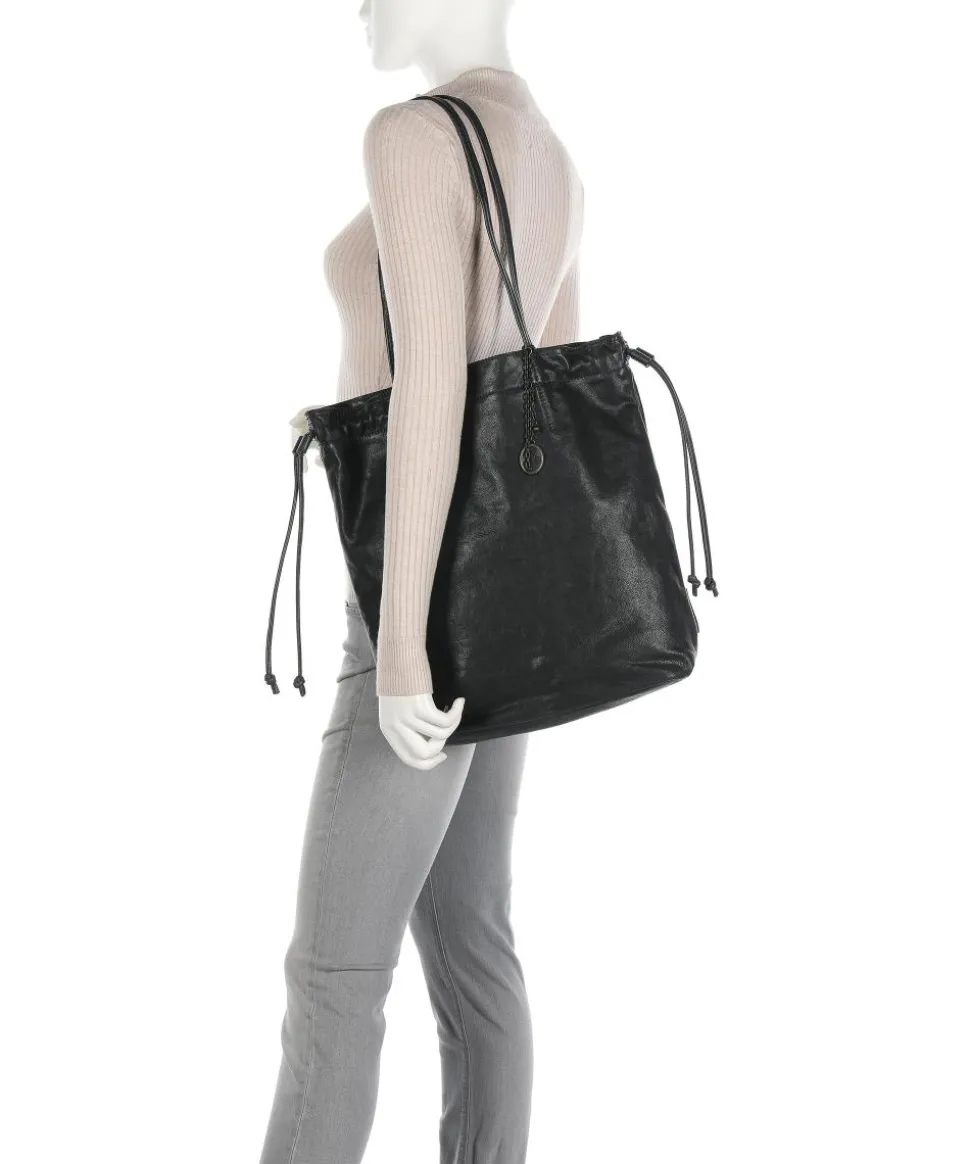 Coffee Klatsch Madison Bucket bag genarbtes Rindsleder dunkelgrün