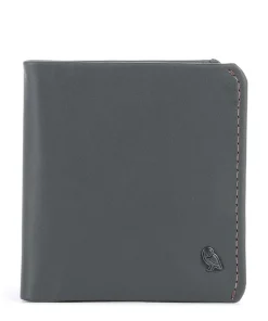 Coin RFID Geldbörse Leder graugrün