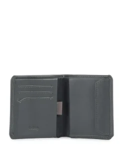 Coin RFID Geldbörse Leder graugrün