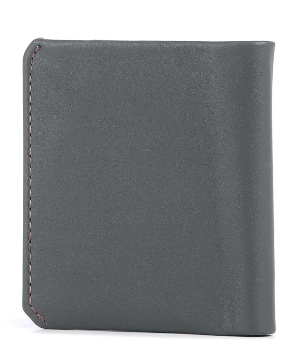 Coin RFID Geldbörse Leder graugrün