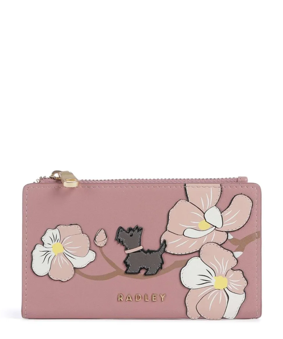 Coin Street Geldbörse fein genarbtes Rindsleder altrosa