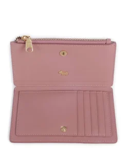 Coin Street Geldbörse fein genarbtes Rindsleder altrosa