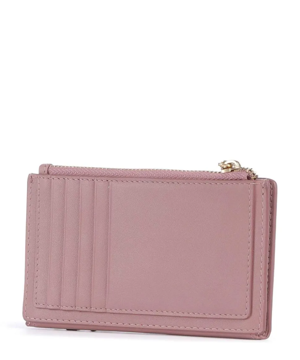 Coin Street Geldbörse fein genarbtes Rindsleder altrosa