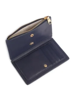 Coin Street Geldbörse fein genarbtes Rindsleder dunkelblau