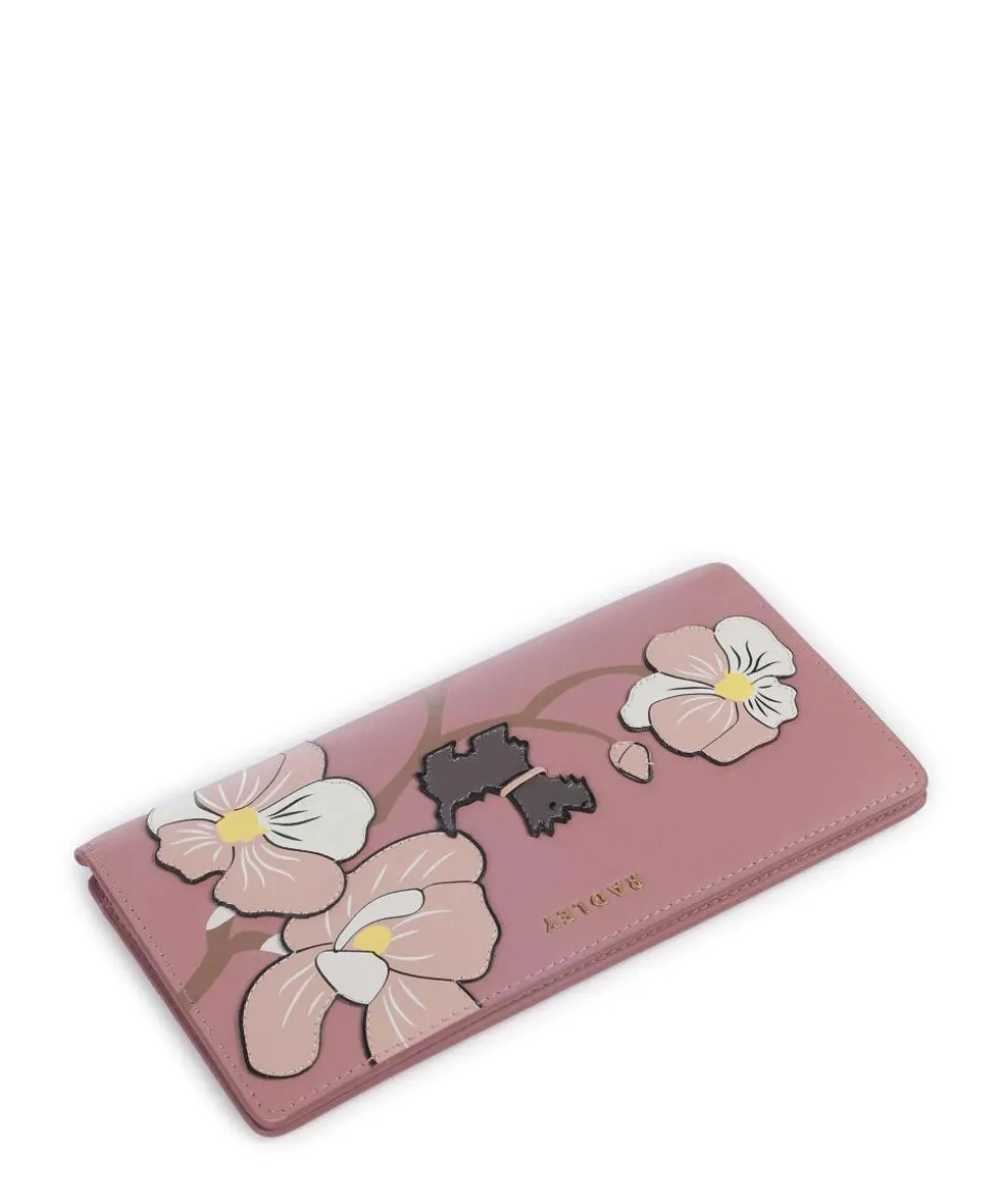 Coin Street Geldbörse fein genarbtes Rindsleder altrosa