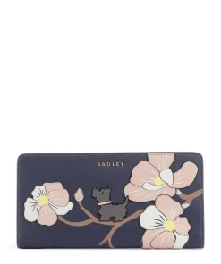 Coin Street Geldbörse fein genarbtes Rindsleder dunkelblau