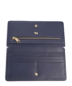 Coin Street Geldbörse fein genarbtes Rindsleder dunkelblau