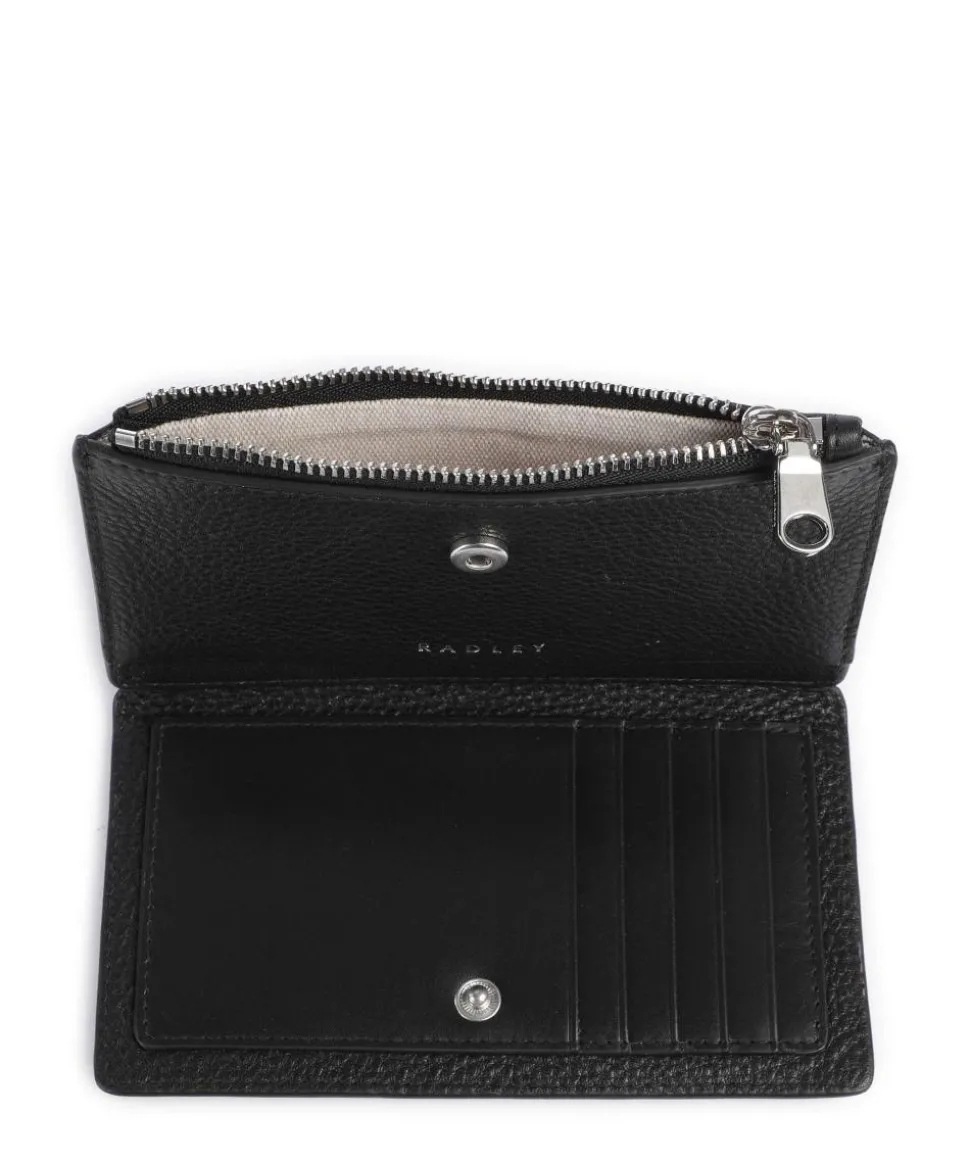 Coin Street Geldbörse genarbtes Rindsleder schwarz