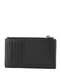 Coin Street Geldbörse genarbtes Rindsleder schwarz