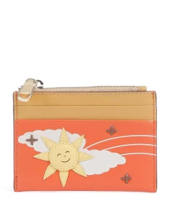 Coin Street Geldbörse Rindsleder orange