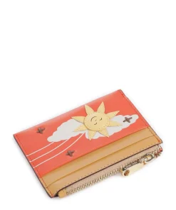 Coin Street Geldbörse Rindsleder orange