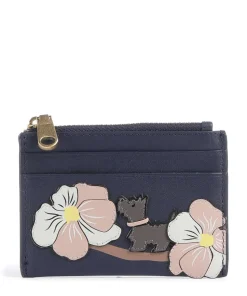 Coin Street Kreditkartenetui fein genarbtes Rindsleder dunkelblau