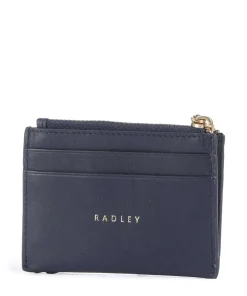 Coin Street Kreditkartenetui fein genarbtes Rindsleder dunkelblau