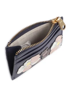 Coin Street Kreditkartenetui fein genarbtes Rindsleder dunkelblau