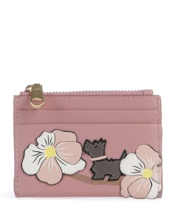 Coin Street Kreditkartenetui fein genarbtes Rindsleder altrosa