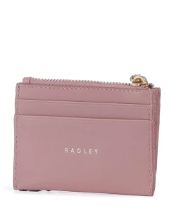 Coin Street Kreditkartenetui fein genarbtes Rindsleder altrosa