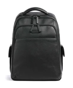Collezione Modus Restyling Rucksack 15″ genarbtes Rindsleder schwarz