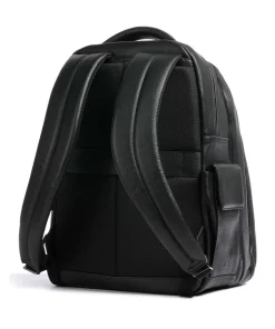 Collezione Modus Restyling Rucksack 15″ genarbtes Rindsleder schwarz