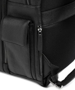 Collezione Modus Restyling Rucksack 15″ genarbtes Rindsleder schwarz