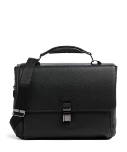 Collezione Modus Restyling Aktentasche 15″ genarbtes Rindsleder schwarz