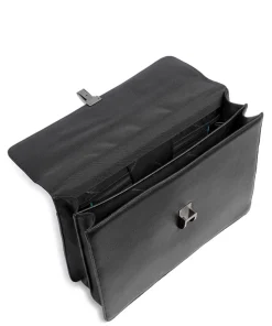 Collezione Modus Restyling Aktentasche 15″ genarbtes Rindsleder schwarz