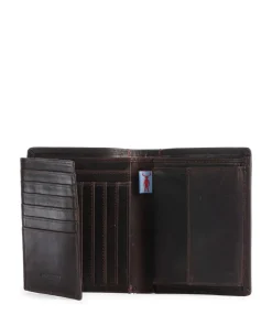 Colombo 200 Geldbörse Leder dunkelbraun