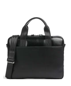 Comet Aktentasche 13″ fein genarbtes Rindsleder schwarz