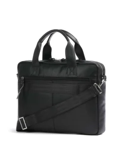 Comet Aktentasche 13″ fein genarbtes Rindsleder schwarz