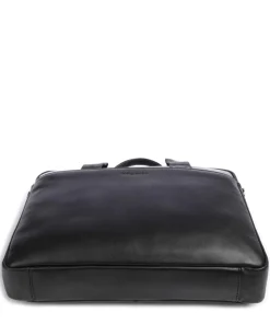 Comet Aktentasche 13″ fein genarbtes Rindsleder schwarz