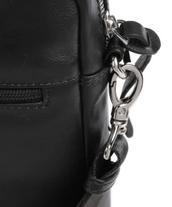 Comet Umhängetasche Nappaleder schwarz