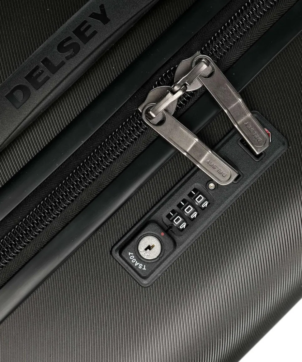 Comete + 4-Rollen Trolley schwarz 77 cm