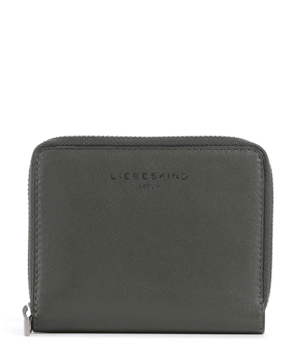 Conny Sheep Natural Geldbörse Schafsleder khaki