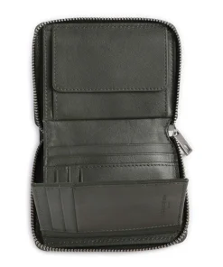 Conny Sheep Natural Geldbörse Schafsleder khaki