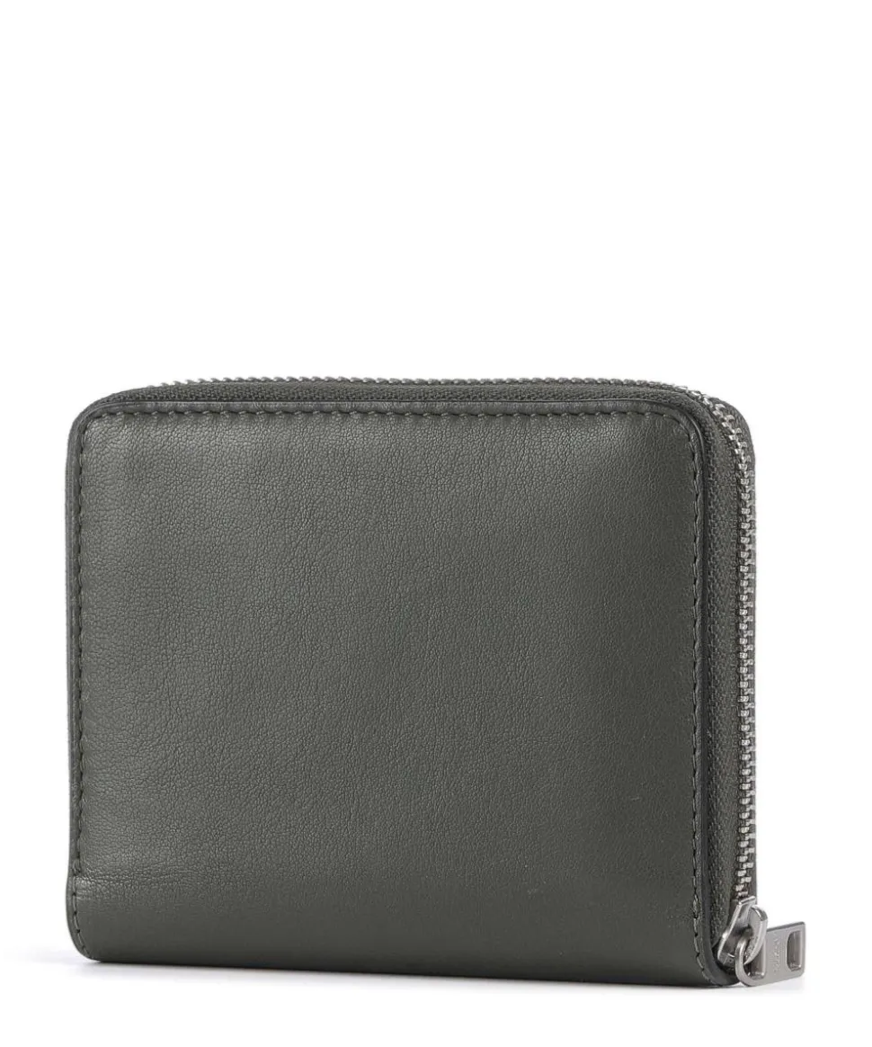 Conny Sheep Natural Geldbörse Schafsleder khaki