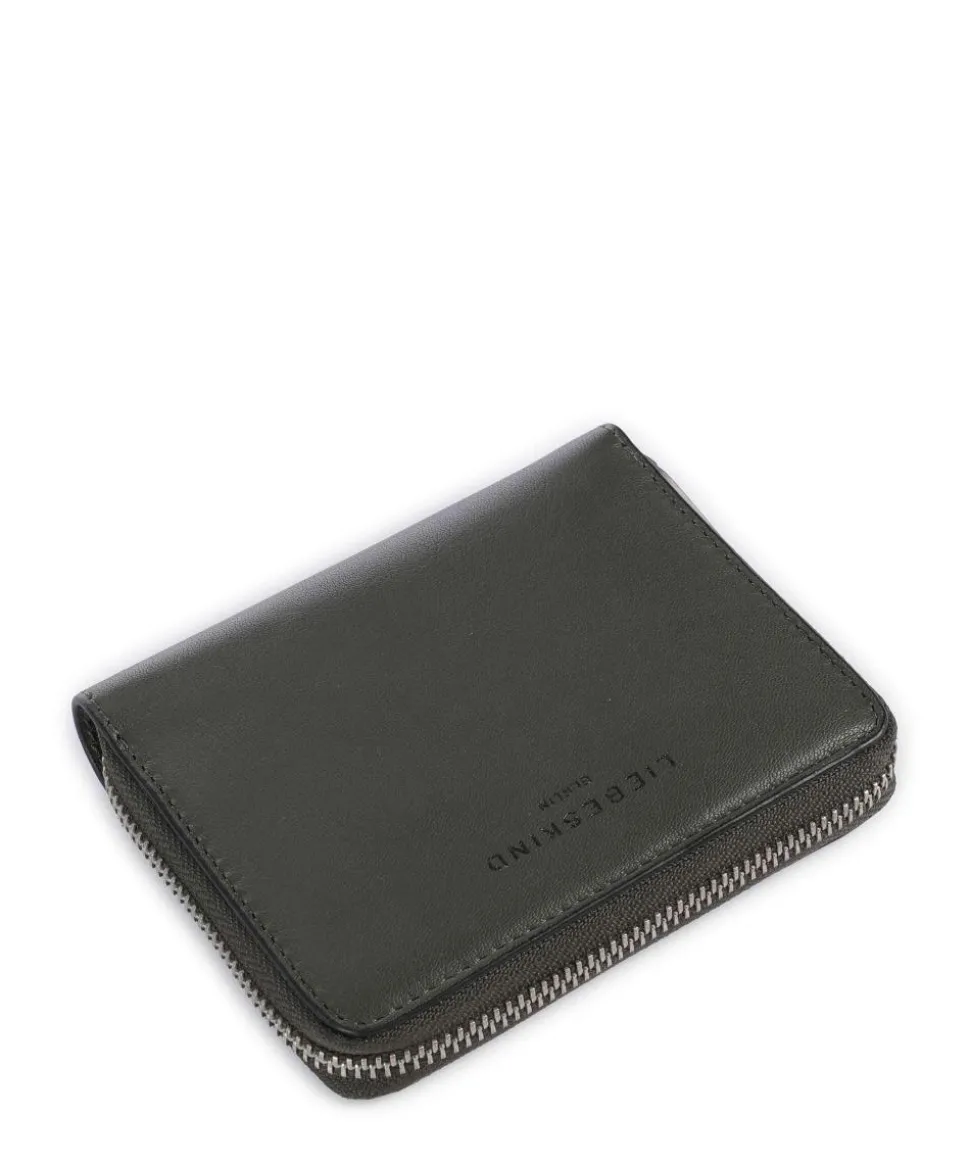 Conny Sheep Natural Geldbörse Schafsleder khaki