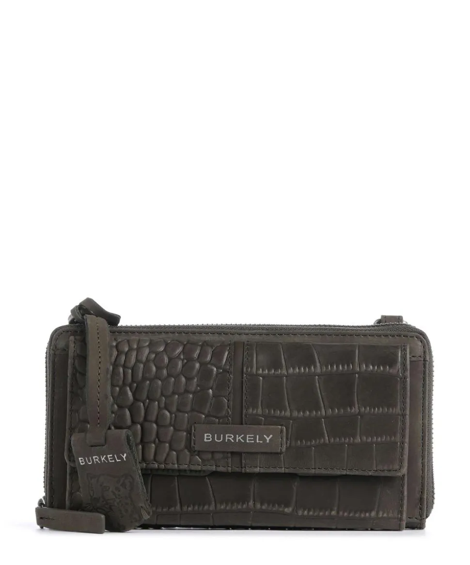 Cool Colbie Geldbörse geprägtes Leder dunkelgrün