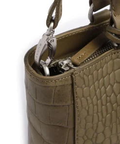 Cool Colbie Handtasche geprägtes Leder olivgrün