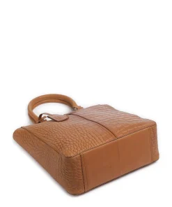 Cool Colbie Handtasche geprägtes Leder cognac
