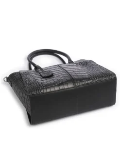 Cool Colbie Handtasche geprägtes Leder schwarz