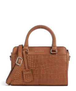 Cool Colbie Handtasche geprägtes Leder cognac