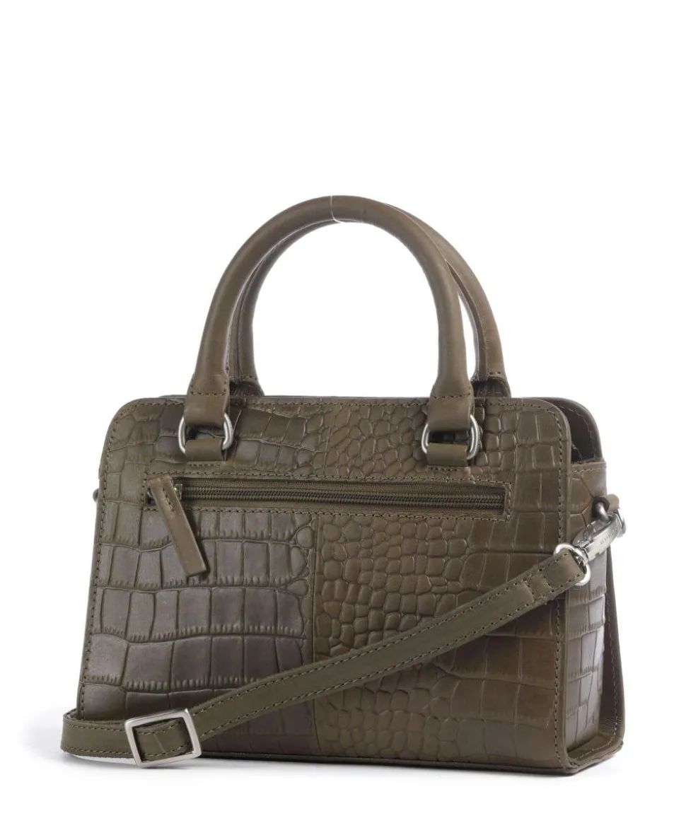 Cool Colbie Handtasche geprägtes Leder olivgrün