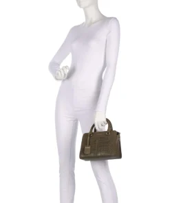 Cool Colbie Handtasche geprägtes Leder olivgrün