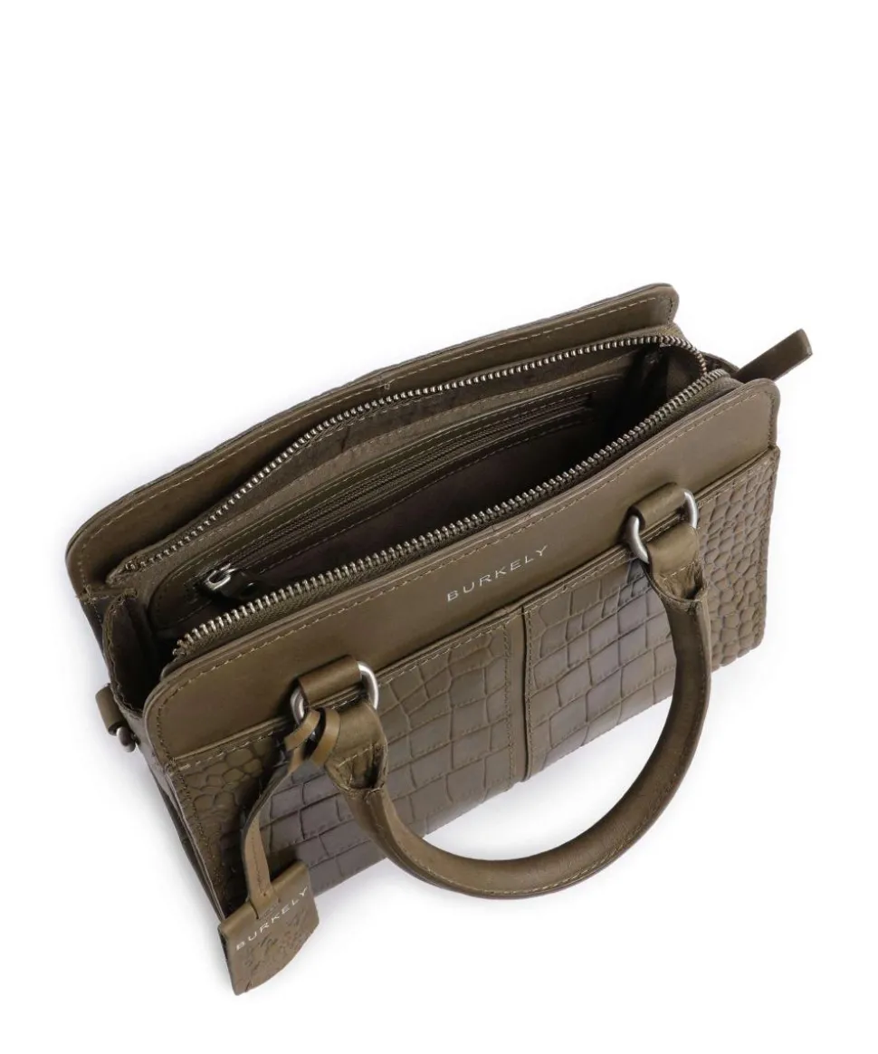 Cool Colbie Handtasche geprägtes Leder olivgrün